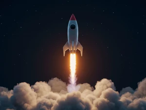 a launching rocket